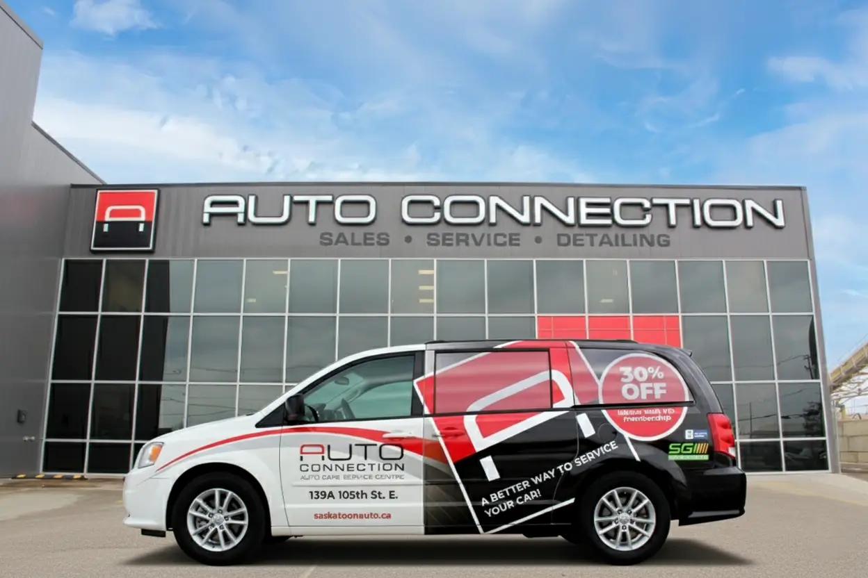 Complimentary shuttle van service in Saskatoon